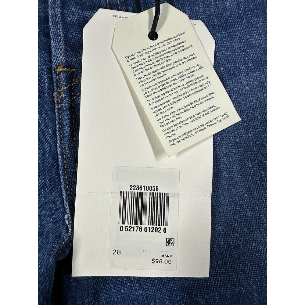 Levi's Premium Wedgie Icon Fit Jeans Womens 28 Blue High Rise NWT 22861 - Picture 4 of 13